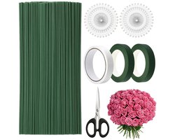 Sheryl & Rain Flower Wire Trail, 120 Pieces Green Flexible Flower Stem Wire, 20cm Long, 2mm Diameter for Making Flower - ShopVlot