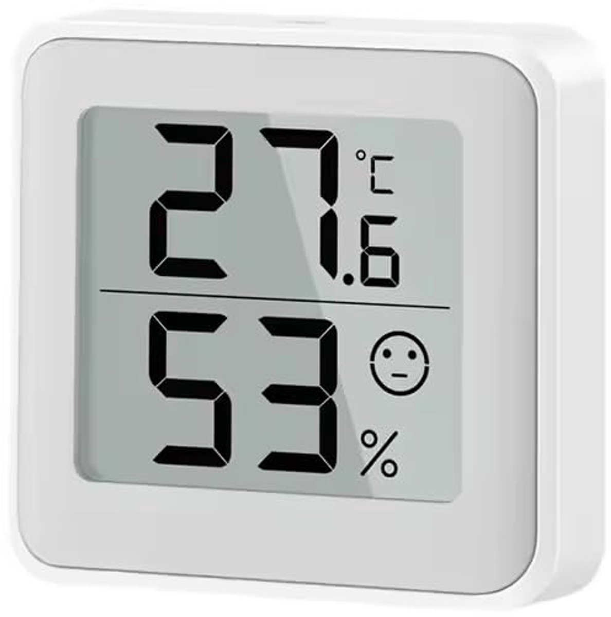 Digital Mini Thermohygrometer, Indoor LCD Temperature Humidity Meter, Thermometer, Hygrometer for Home, Office - ShopVlot