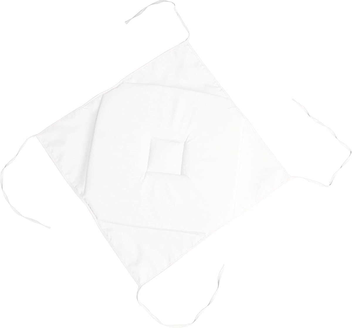 STOF Nelson Stoelkussen - 40 x 40 cm - 100% Polyester - Wit