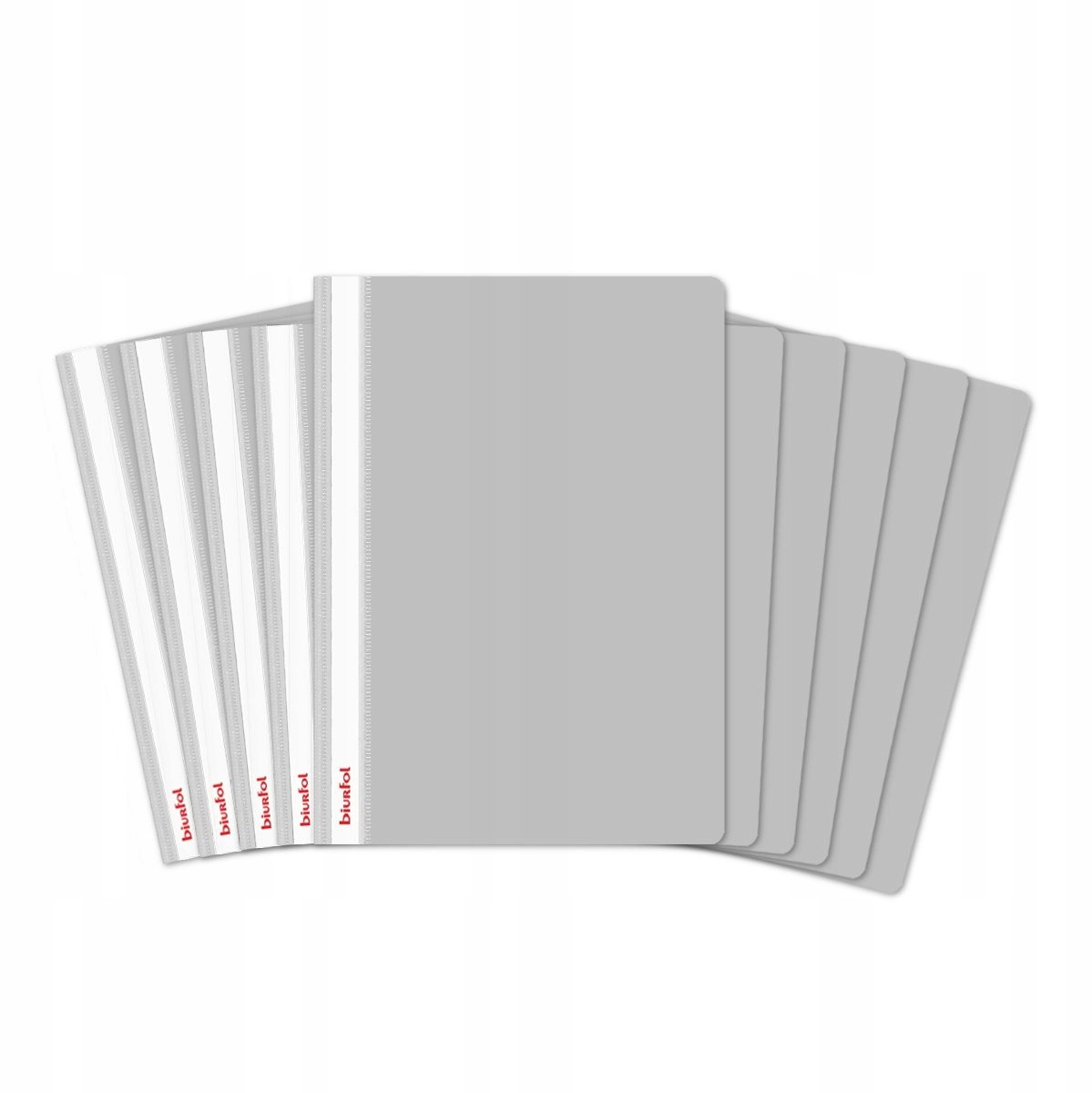 Biurfol PP A4 Hardcase Mapjes - 10 Stuks Wit