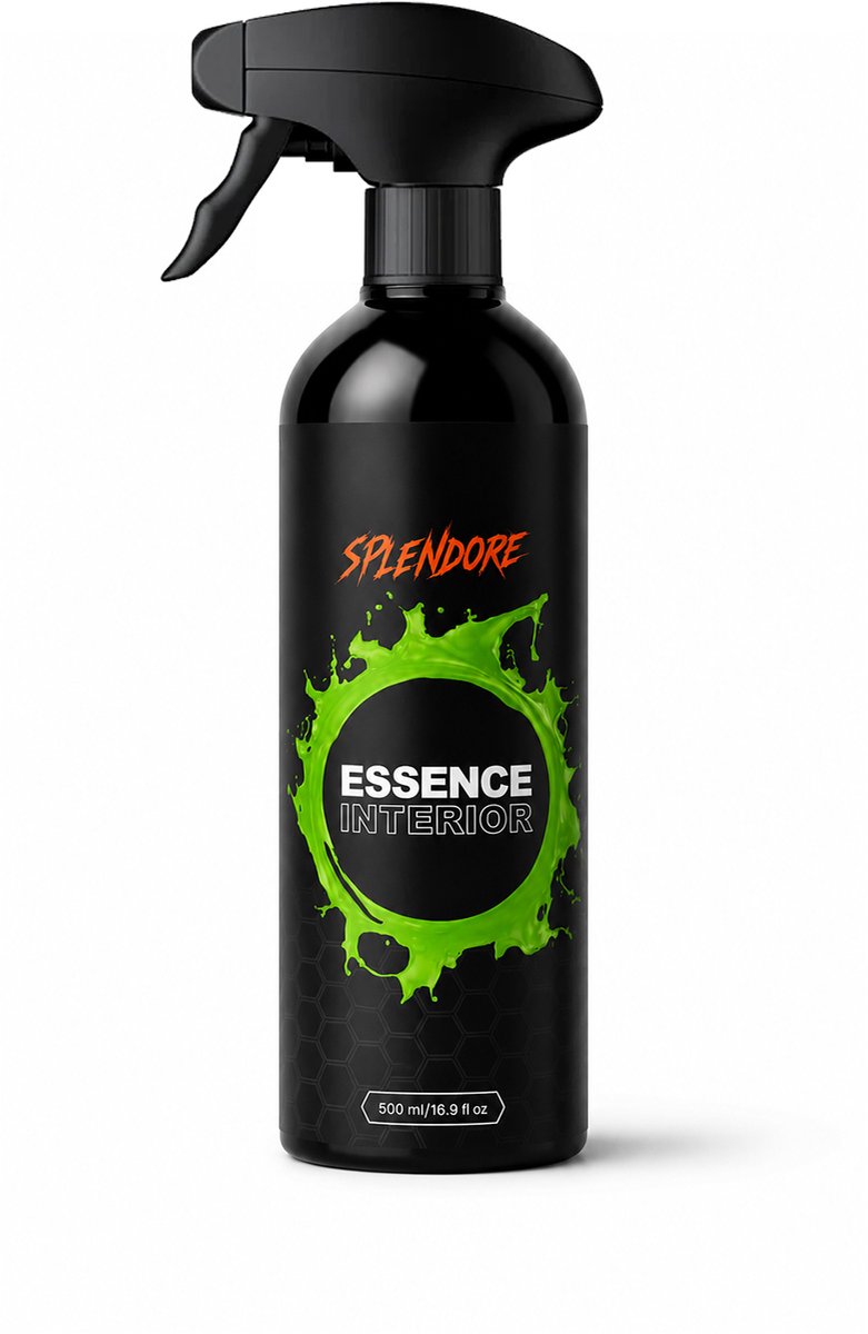 Splendore Essence Interior - Interieurreiniger - Kunststof & Vinyl - Frisse Appelgeur - 500ml