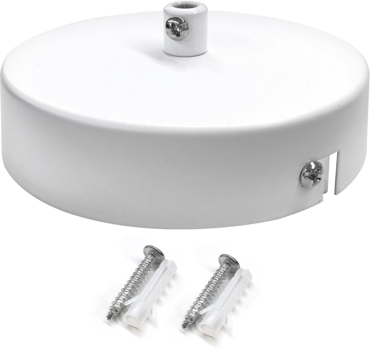 Ceiling Shade Lamp Shade with 1 Cable Output Cover, 100mm X 25mm Shade Cover For Pendant Light White Headlight For - ShopVlot