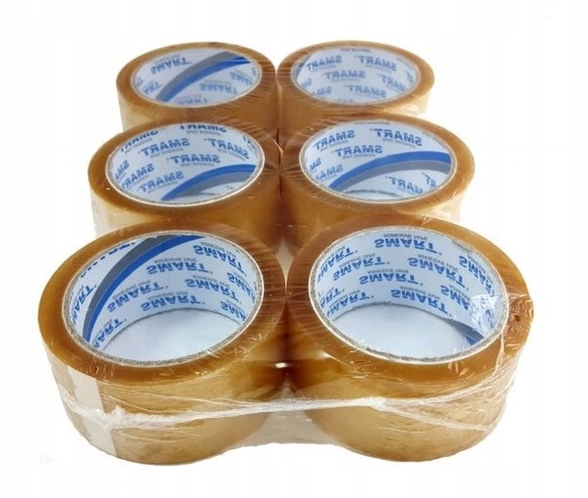 12x Transparante Pakking Tape 48mm/50y met Rubberlijm - Sterk