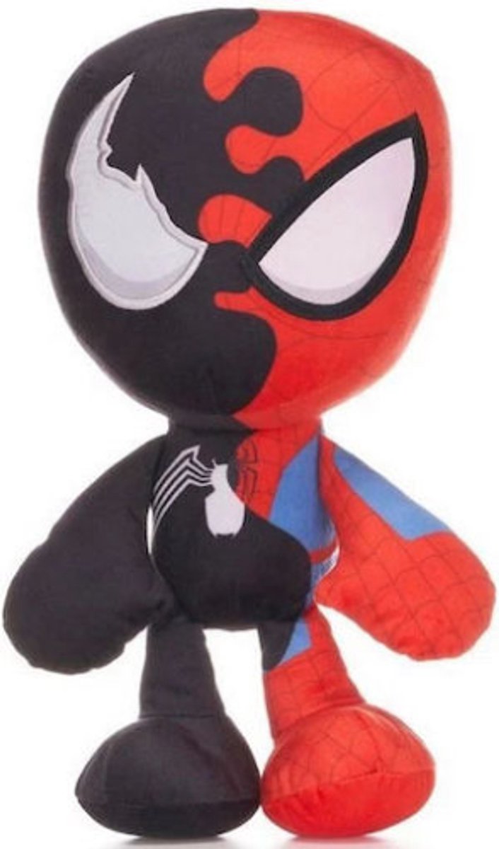 Venom - Spiderman Pluche Knuffel Marvel 32 cm - Spider-Man Plush Toy - Speelgoed Superheld Knuffels voor Kinderen Jongens Meisjes - Spiderman Brand New Day