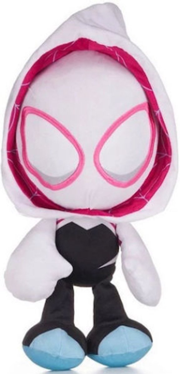 Spider-Gwen - Spiderman Pluche Knuffel Marvel 32 cm - Spider-Man Plush Toy - Speelgoed Superheld Knuffels voor Kinderen Jongens Meisjes - Spiderman Brand New Day