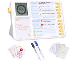 Visuale timer voor kinderen - aanpasbare takenlijst planner - ADHD autisme hulpmiddelen - stimuleert productiviteit