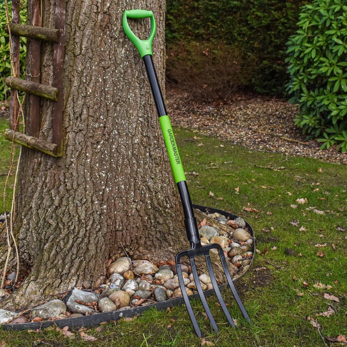 Graafvork - robuust koolstofstaal - ergonomische handgreep - ideaal voor tuinieren - ShopVlot