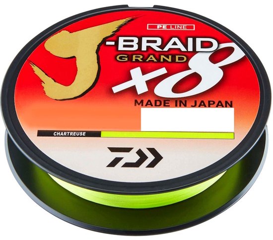 Daiwa J-Braid Grand X8 0,06mm 5kg 135m Fluo Visdraad van Daiwa — afbeelding 2