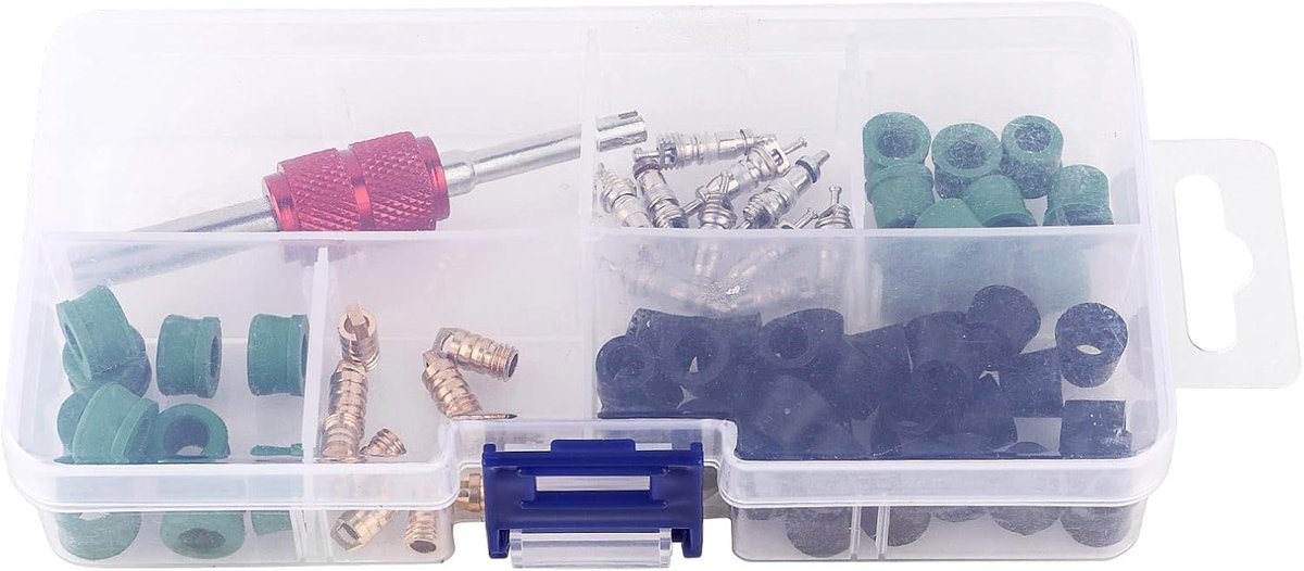 Airconditioning ventielkernen 71Kits - hoogwaardig materiaal - slijtvast en corrosiebestendig - veilig gebruik - ShopVlot
