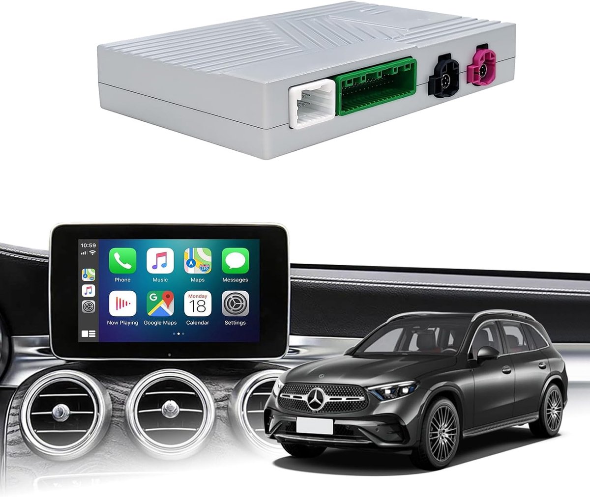 Wireless CarPlay & Android Auto Retrofit Kit - Plug & Play Upgrade - Voor Mercedes-Benz 2011-2015 - ShopVlot