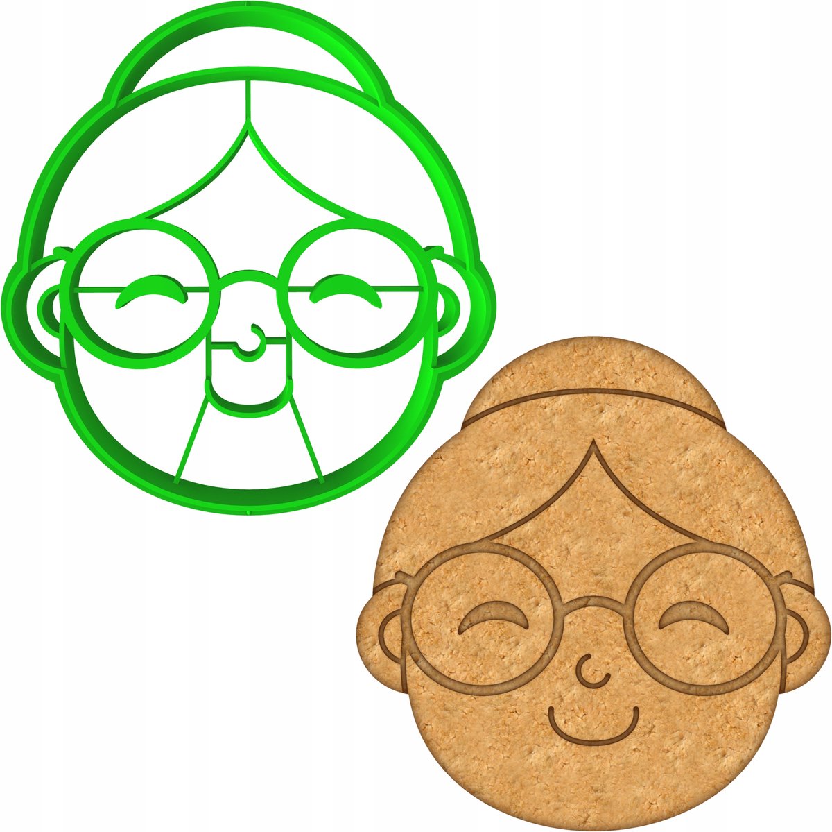Koekjesvorm "Oma" - Perfect voor Oma en Opa's Dag