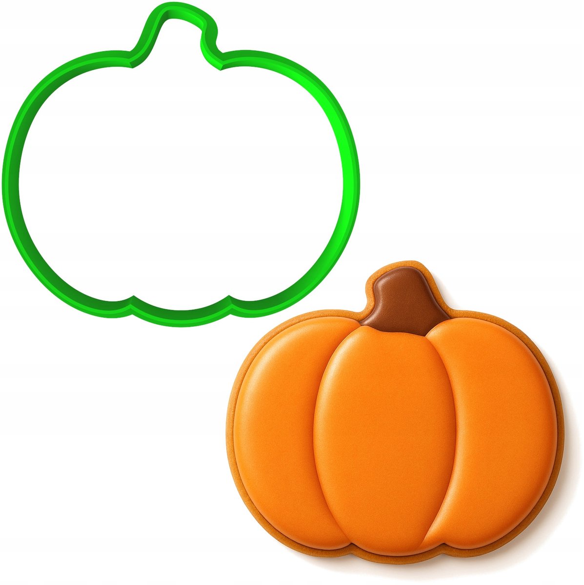 Halloween Koekjesvorm - Pompoen 8cm