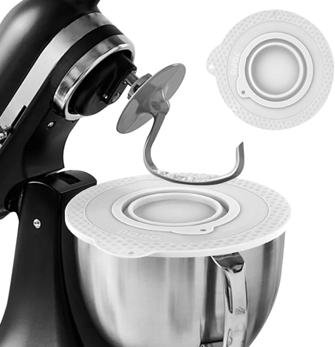 Mengkomdeksel 4.5-5 Quart - Silicone - Luchtdicht - Voorkomt spatten en houdt de keuken schoon - ShopVlot
