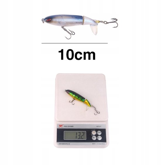 Popper Flopper Wobbler 10cm - Succesvolle Visuitrusting voor Roofvis — afbeelding 3
