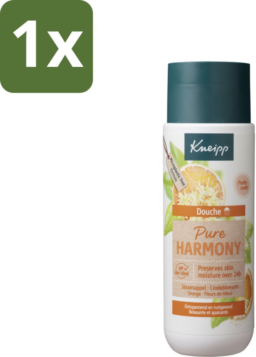 1 x Kneipp - Douchegel - Oranje lindebloesem - 200 ml - Douchegel - Natuurlijke Douchegel - Kalmerende Douchegel - Sinaasappelolie - Lindebloesem