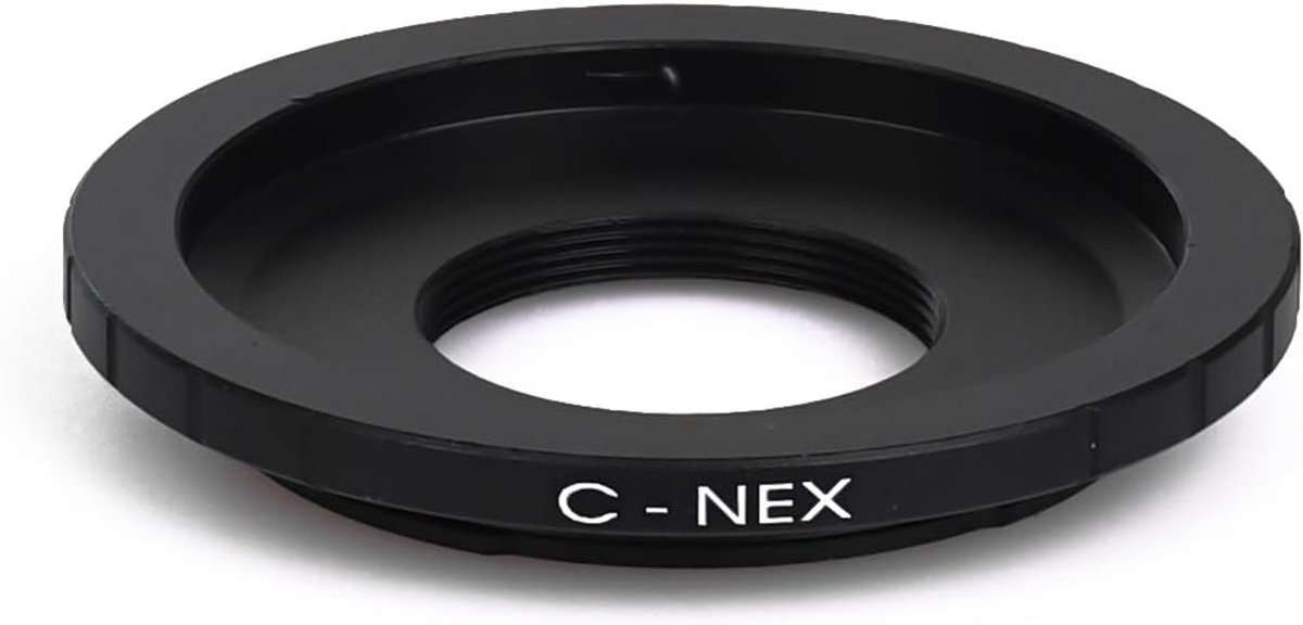 C-Mount lens adapter - voor Sony E-Mount NEX camera - hoogwaardig metaal - eenvoudig te installeren - ShopVlot