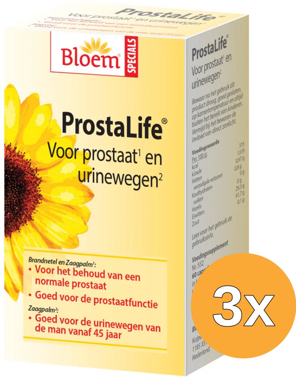 3x Bloem Prostalife (60 capsules)