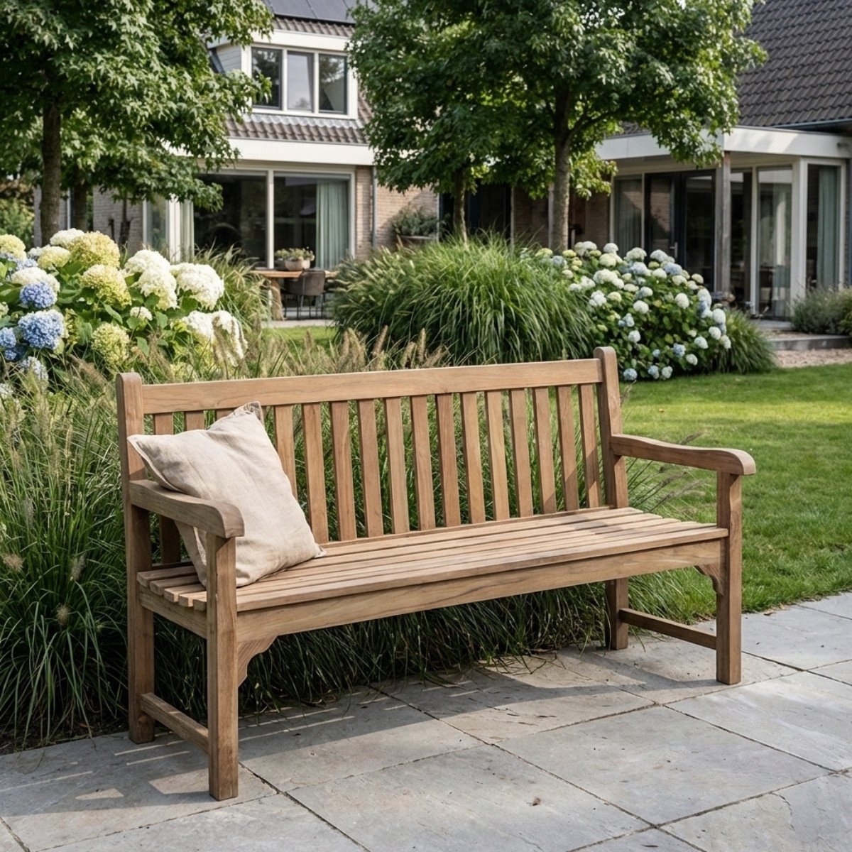 Giga Meubel Teakhouten Tuinbank Java - 2-Zits Buitenbank - 120cm
