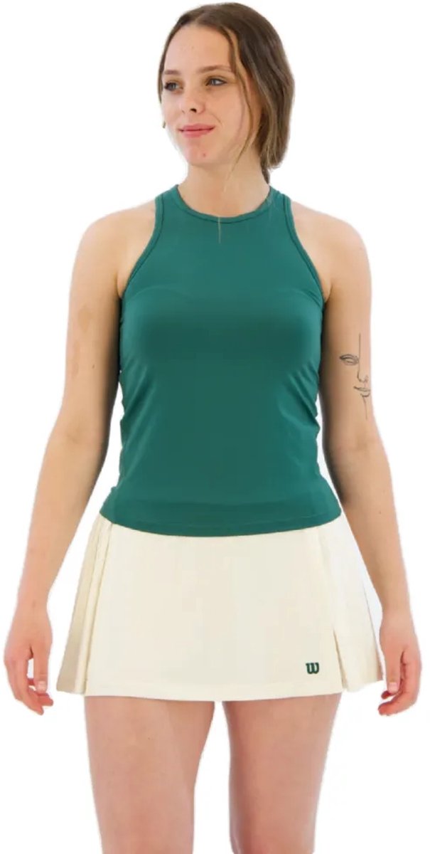 Wilson Fieldhouse Mouwloos T-shirt Groen XS Vrouw