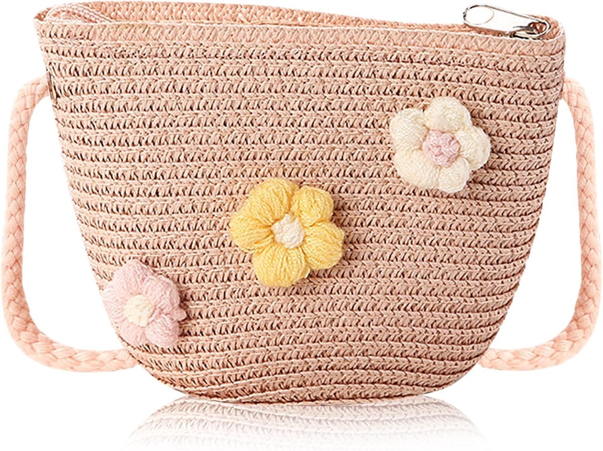 Strandtas, Handgemaakte Woven Schoudertas - Stro - Bohemian Stijl - Perfect voor het Strand - ShopVlot