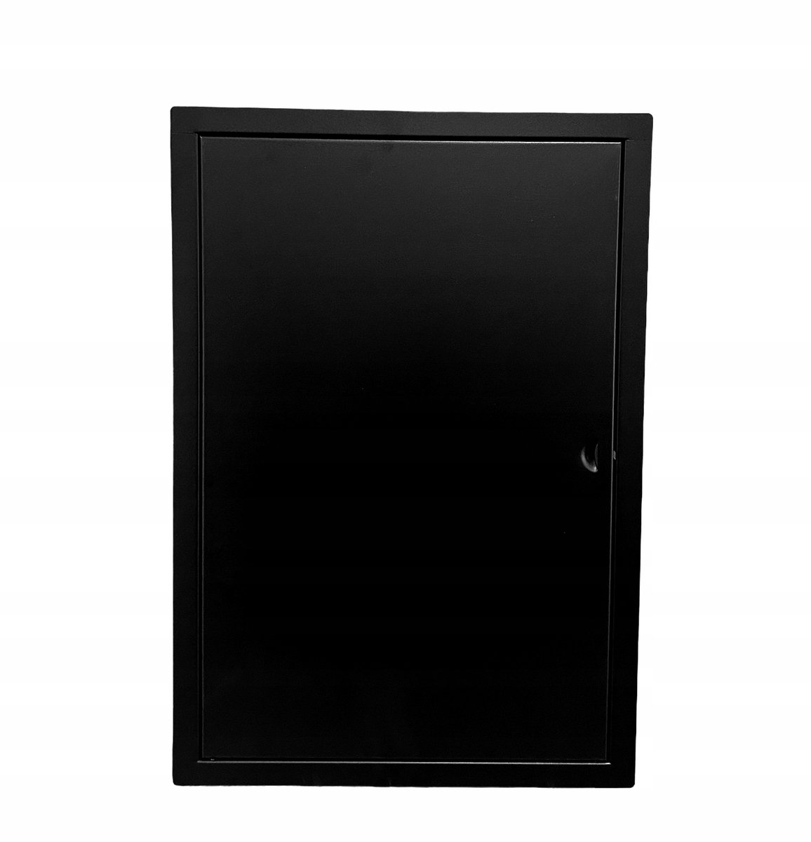 Merkloze Zwarte Metalen Inspectieluik 40x60 cm met Klink