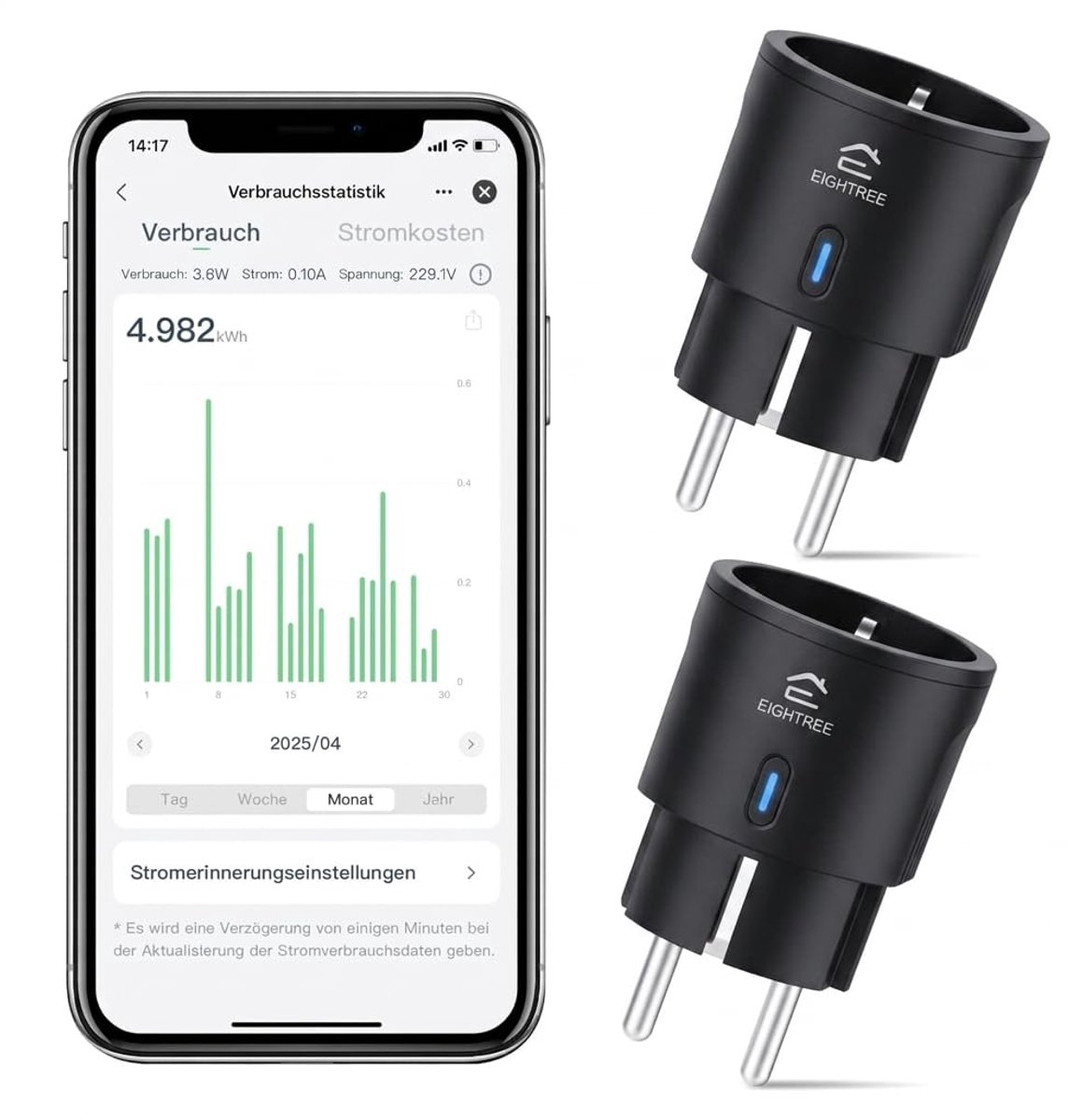 Wifi-stopcontact Mini - compact design - stroommeting - energieverbruik bewaken - ShopVlot