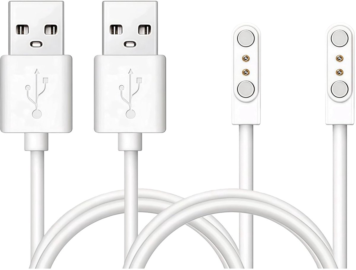 Vervangende USB Oplaadkabel Magnetische Lader 60cm - Compatibel met Smart4u SH50/SH55M en LIVALL - ShopVlot