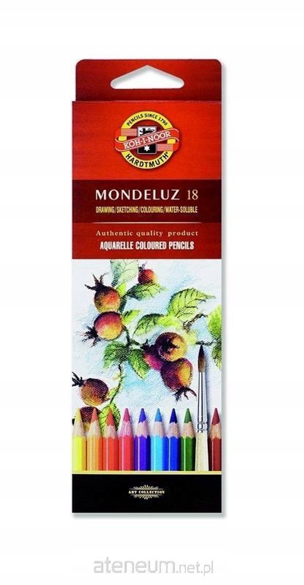 Mondeluz Aquarel Potloden 18 Kleuren