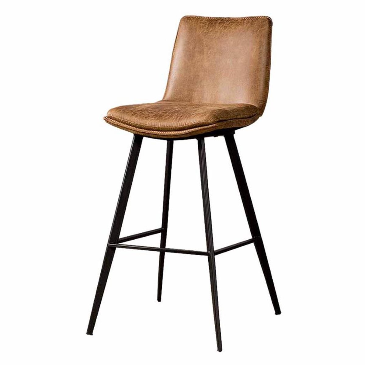 Tower Living Barstoel Pamplona Stof Cognac