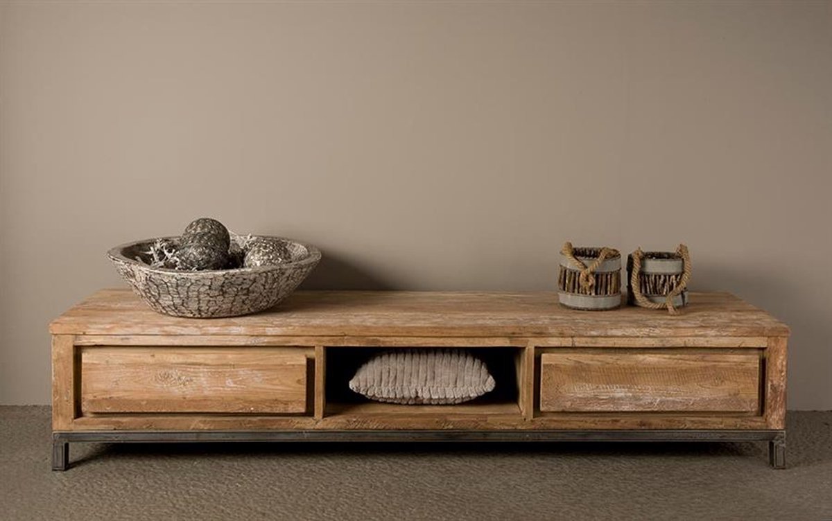 Tower Living Tv-meubel Venetie - Bruin Hout - 180x50x39cm