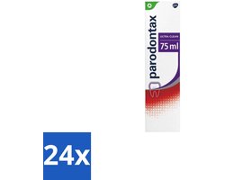 Parodontax 24 x Parodontax - Tandpasta - Ultra Clean - Tegen Bloedend Tandvlees - 75 ml - Tandpasta - Bloedend Tandvlees - Tandplak - Gezond Tandvlees - Mondverzorging