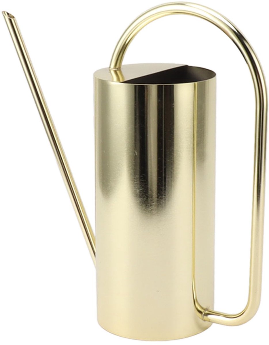 Gieter 1500 ml - Roestvrijstaal - Lange uitloop - Elegant ontwerp voor binnen en buiten - ShopVlot