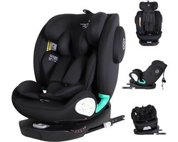 Bebies First Autostoel Executive i-Size Met Isofix 360° Draaibaar Groep 0/1/2/3 (0-36 kg) Vanaf 40 tot 150 cm -Zwart