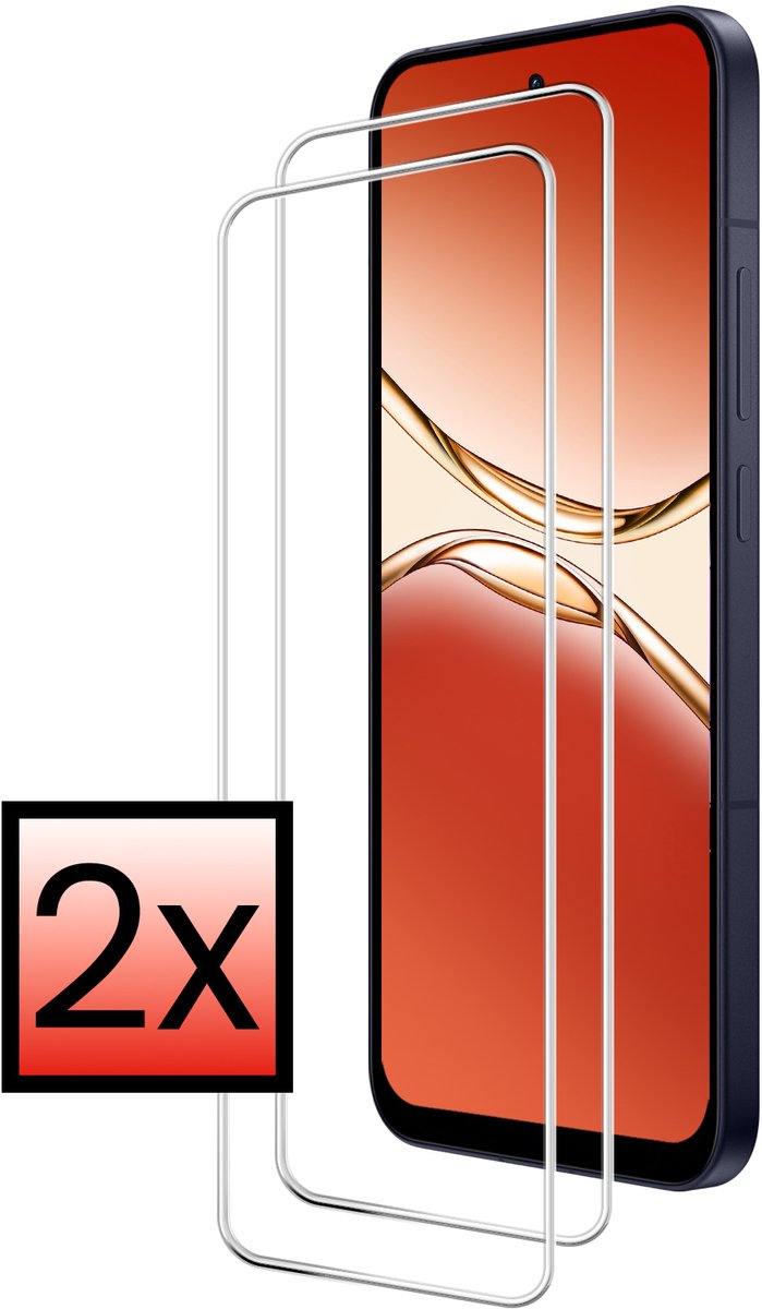 Screenprotector - 2 Stuks - Geschikt voor OPPO A5 Pro - Extra Sterk - Beschermglas - Gehard Glas - Tempered Glass - Screen Protector - Bescherm Cover