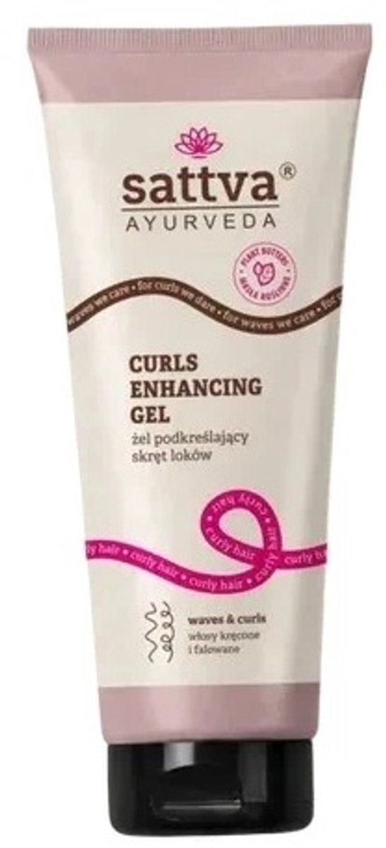 Gel voor krullend haar, curls enhancing gel, Sattva Ayurveda, 200 ml