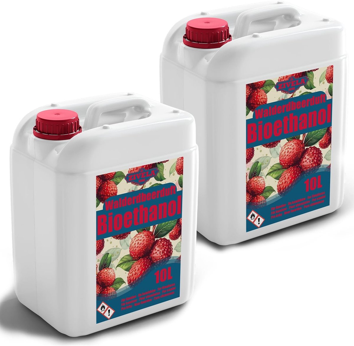 Solidchoice - Bioethanol 96,6% 20L Bosaardbeiengeur voor Open Haard