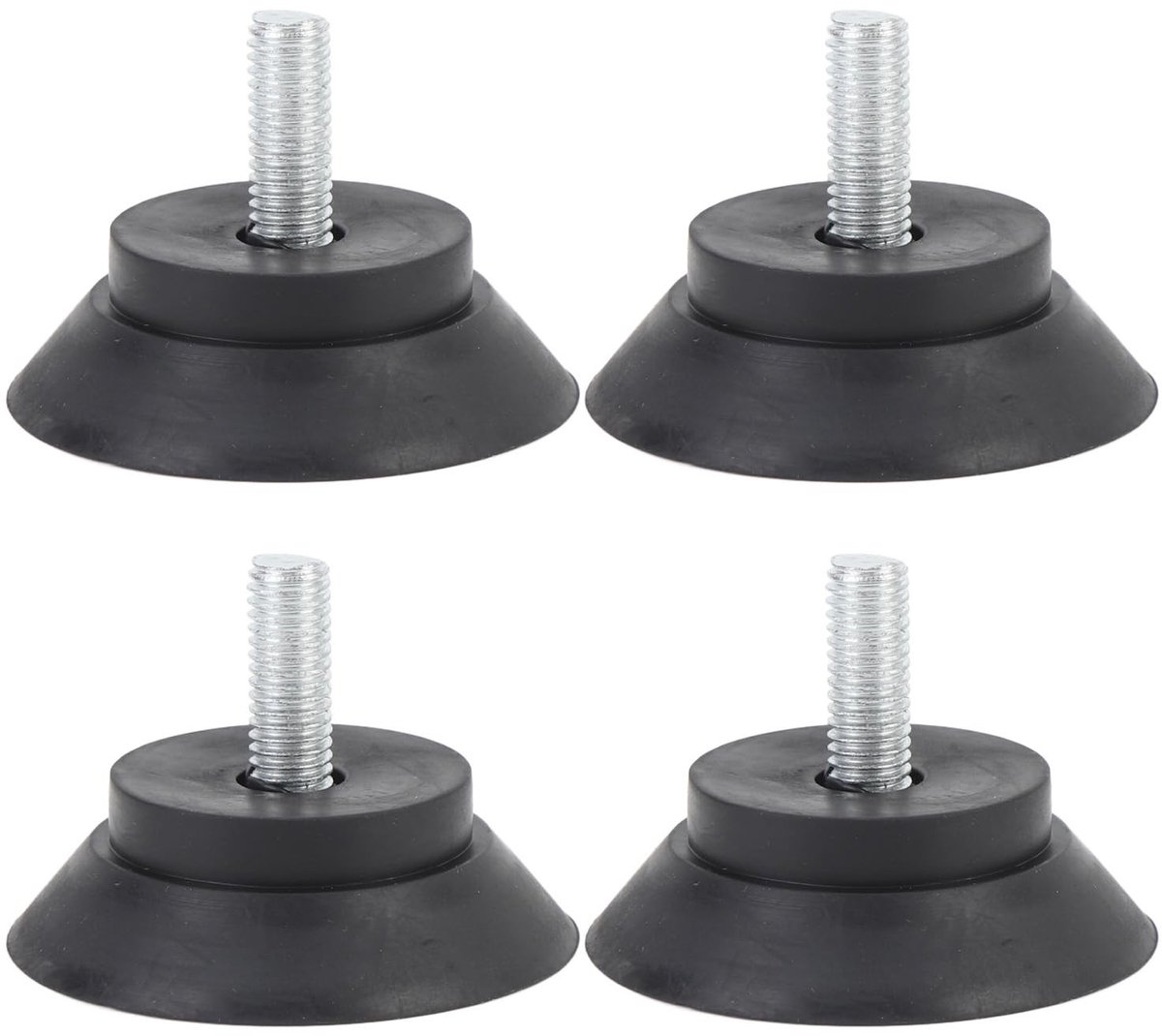 Solidchoice - Set van 4 Antislip Meubelvoeten van Rubber