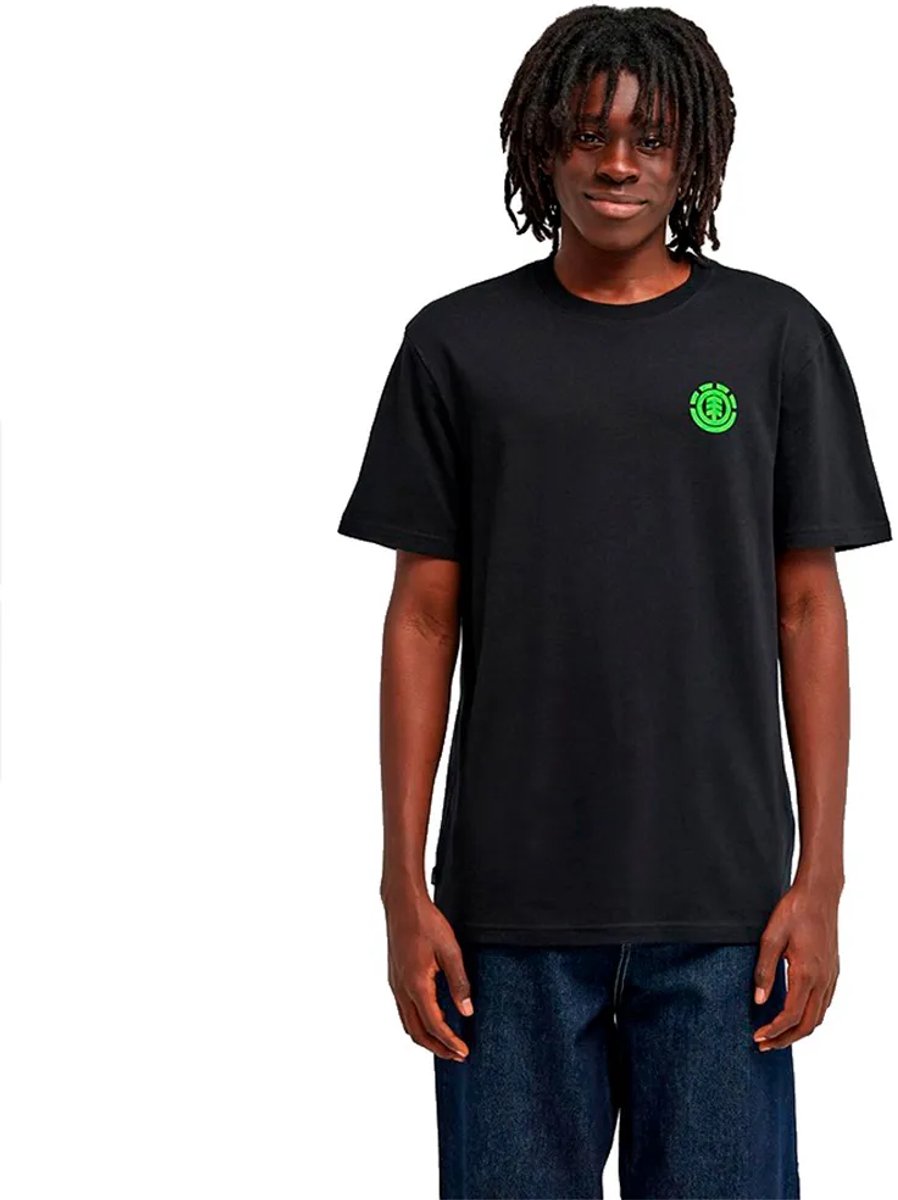 Element Ampli T-shirt Met Korte Mouwen Zwart M Man