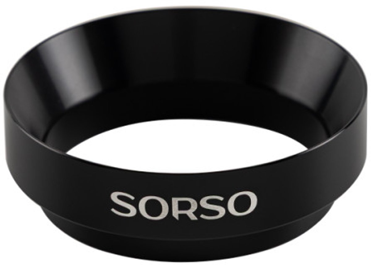 SORSO Barista doseerring, aluminium, 58 mm – Zwart