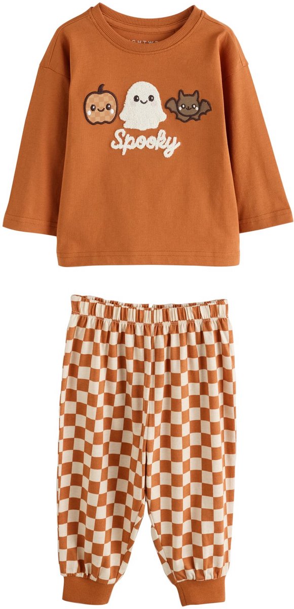 Next - Jongens - Halloween pyjama - Bruin