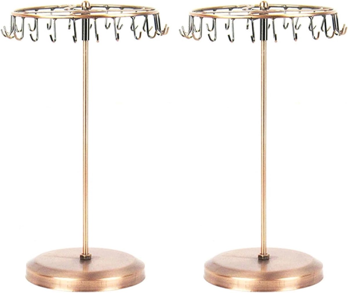 Solidchoice - Messing Sieraden Boom Display Stand met 23 Haken, Organizer voor Sieraden