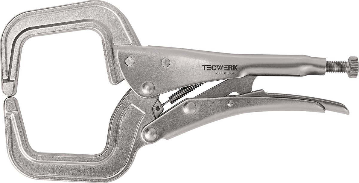 Klemgriptang Totale L.280mm Span-W.max.90mm TECWERK