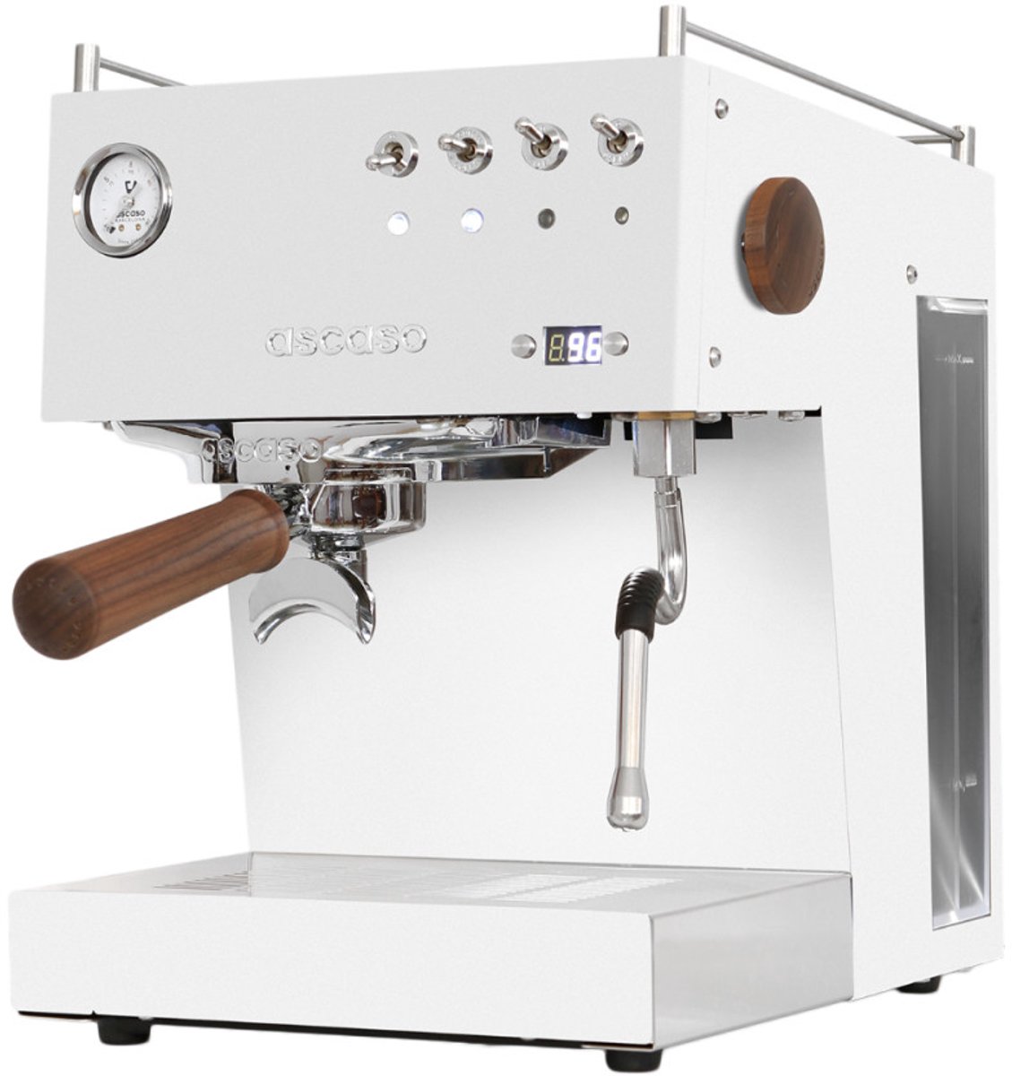 Ascaso Steel Uno PID Espresso machine - Wit/Hout
