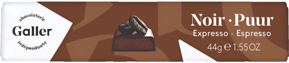 Chocoladereep Galler Dark Espresso, 44 g