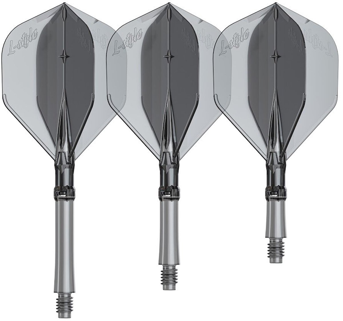 L-Style L-System L1 Clear Black - Dart Flights