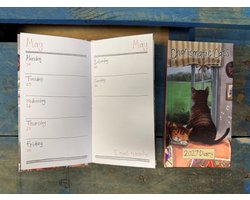 Alex Clark Diary 2027 Small Pocket Charismatic Cats ~ Katten Agenda 2027