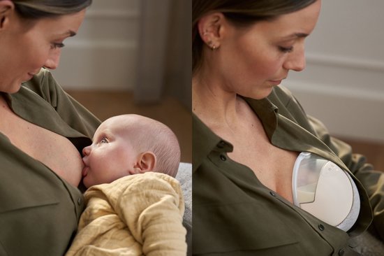 Philips Avent Natural Care Handsfree Wearable Borstkolf SCF494/21 - Draadloze Enkele Elektrische Borstkolf - Stille Borstkolf voor Onderweg - Inclusief Alle Maten - Oplaadbaar - Past in BH - Lekvrij Ontwerp van Philips Avent — afbeelding 5