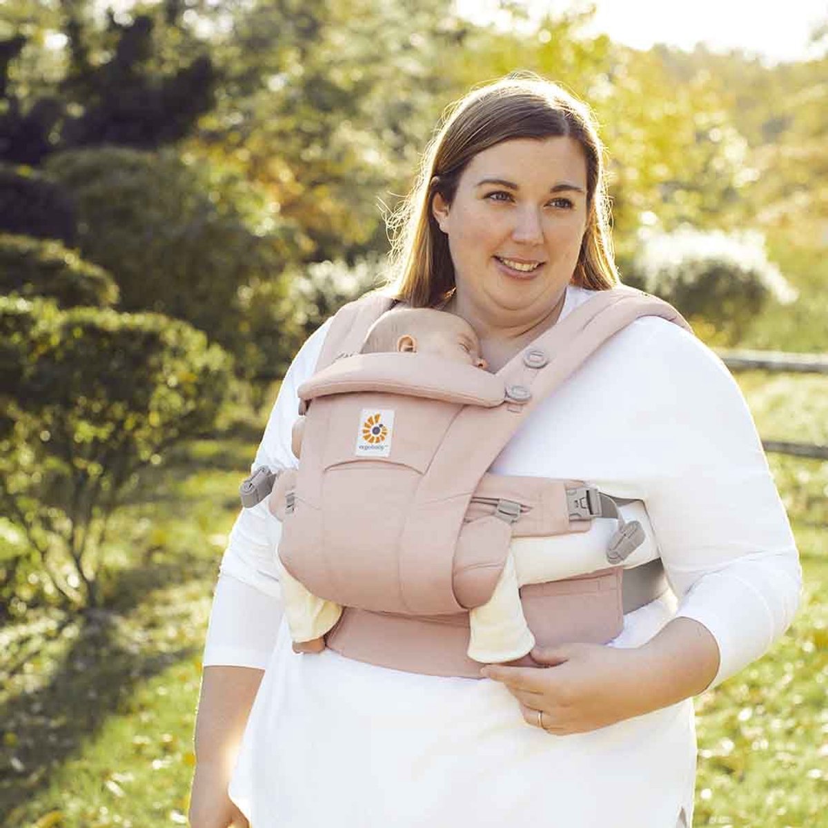 Ergobaby baby draagzak Omni Dream Pink Quartz - ergonomische draagzak vanaf geboorte – foto 2