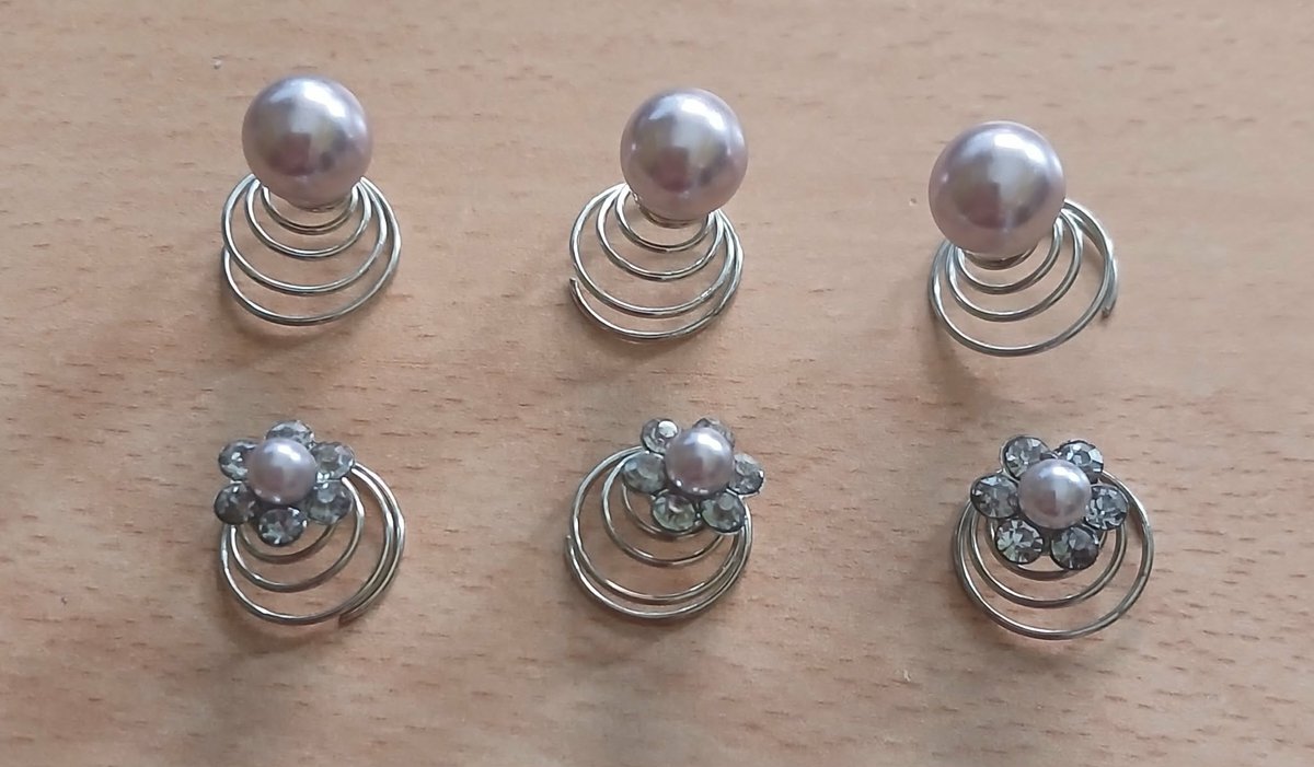 Curlies lichtpaars bol en bloem 6 stuks | Curlies | 6 stuks