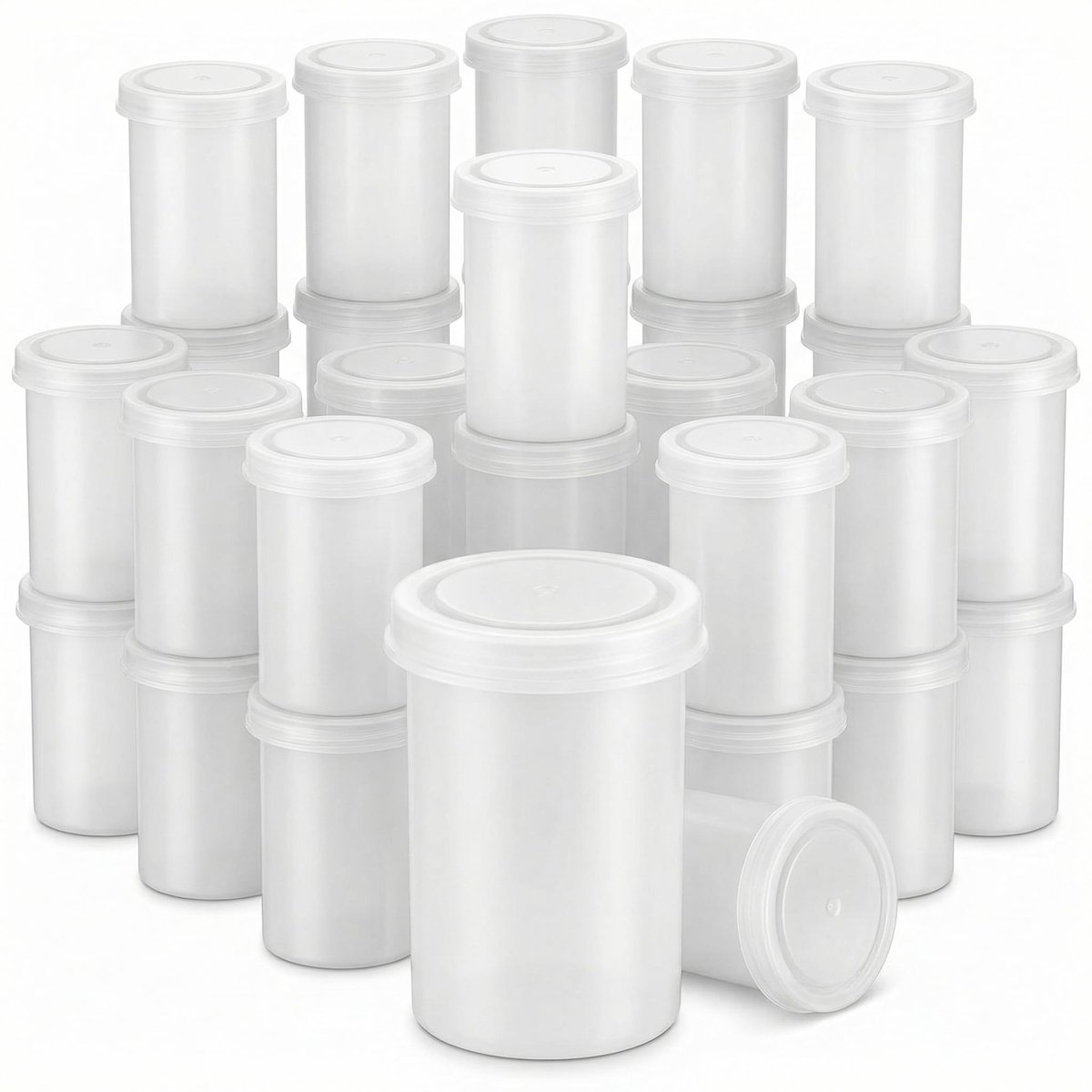 Solidchoice - Set van 25 Plastic Filmcontainers voor Wetenschappelijke Activiteiten